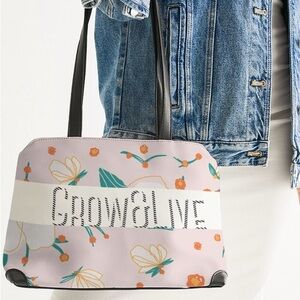 Crow & Live Floral Tote Bag